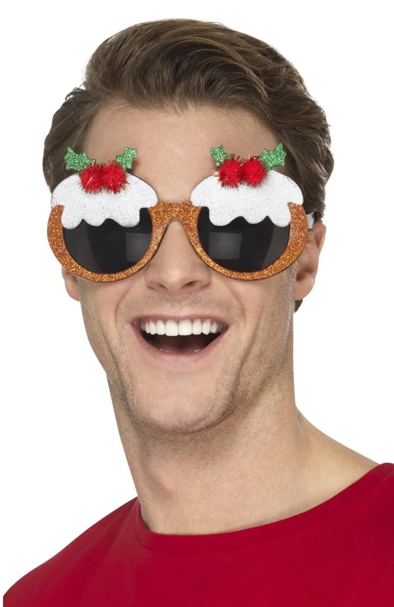 Lunettes 'Christmas Pudding' : Ajoutez une Touche de Gaieté à Votre Look Festif !