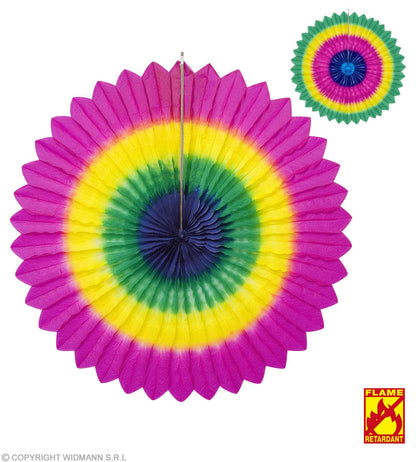 Pack de 24 Rosettes Nid d'abeille multicolore 75 cm, ignifugé