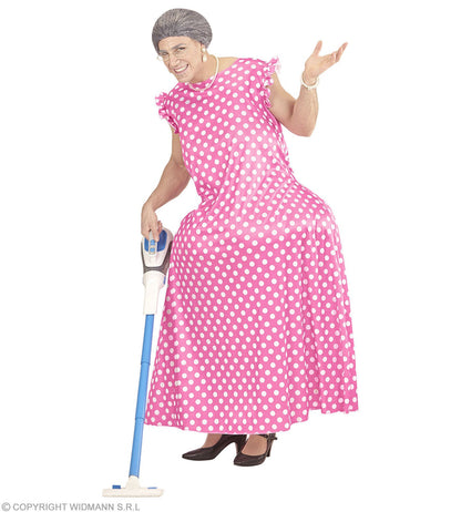 Déguisement Mamie Homme (combinaison forte femme, robe)