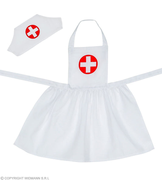 Set Infirmière Fille (tablier, coiffe)