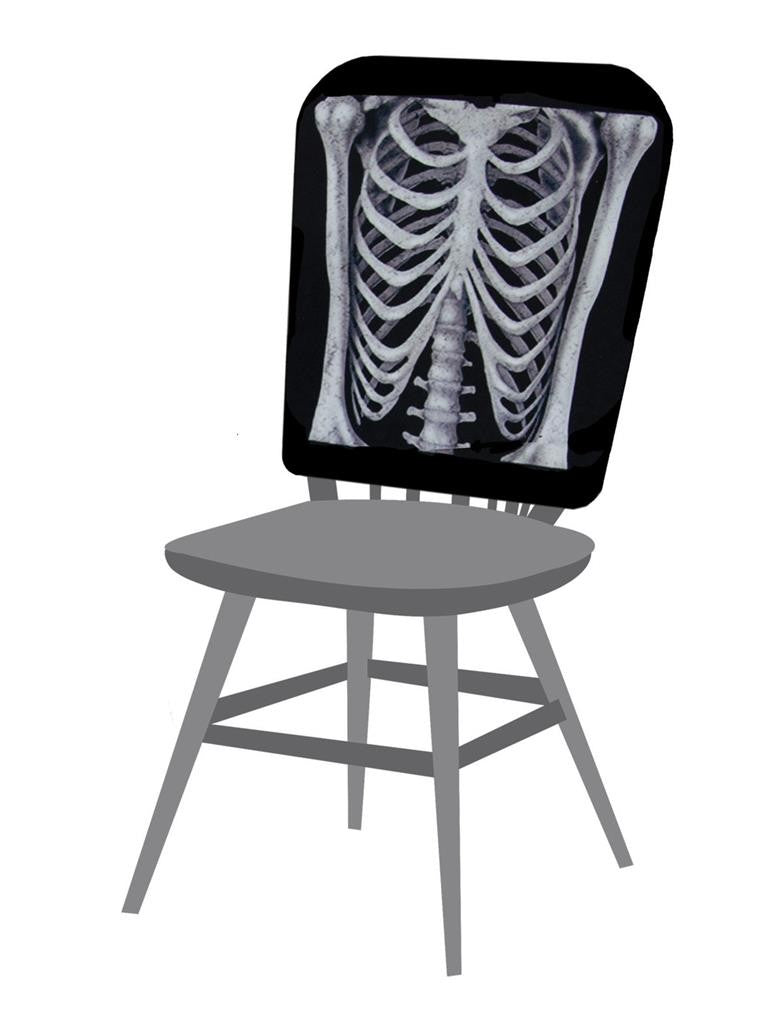 Housse de Chaise squelette Halloween 38x48cm