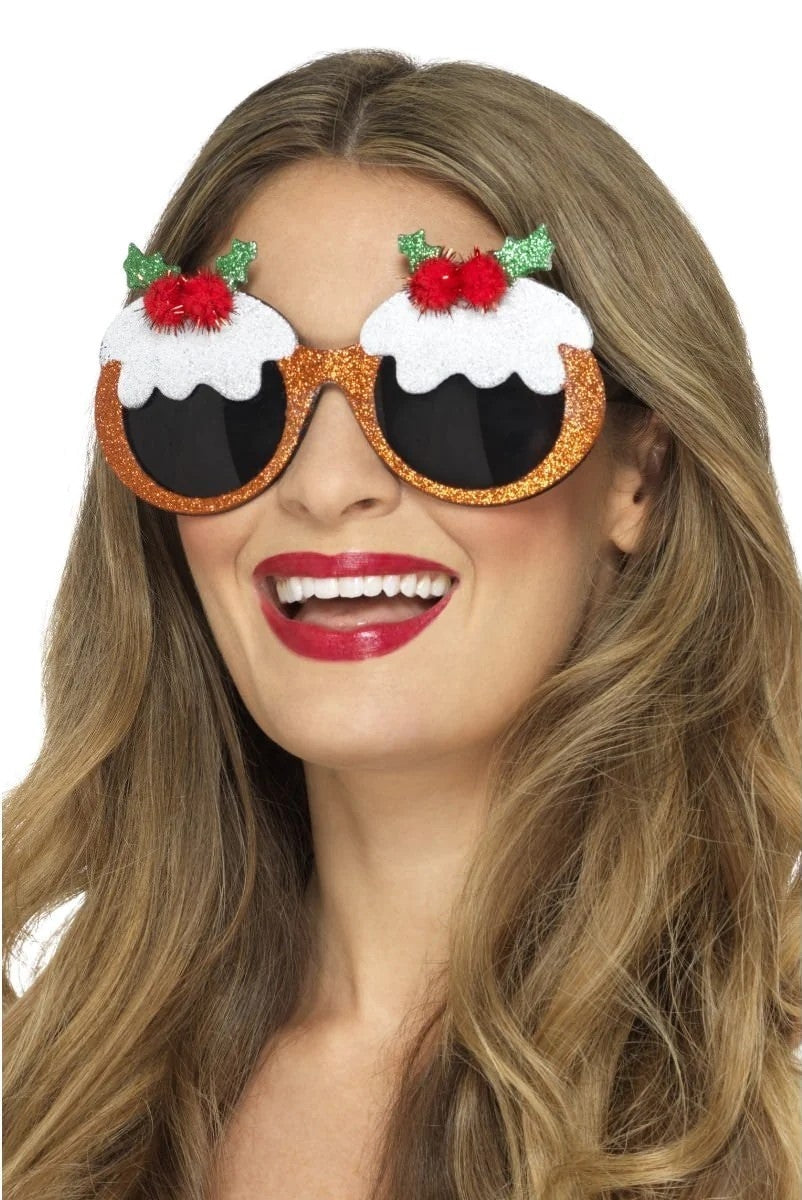 Lunettes 'Christmas Pudding' : Ajoutez une Touche de Gaieté à Votre Look Festif !